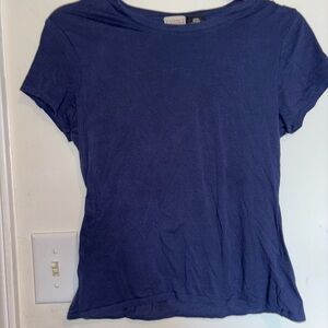 Arizona Jean Company Blue Fitted Short Sleeve Tee